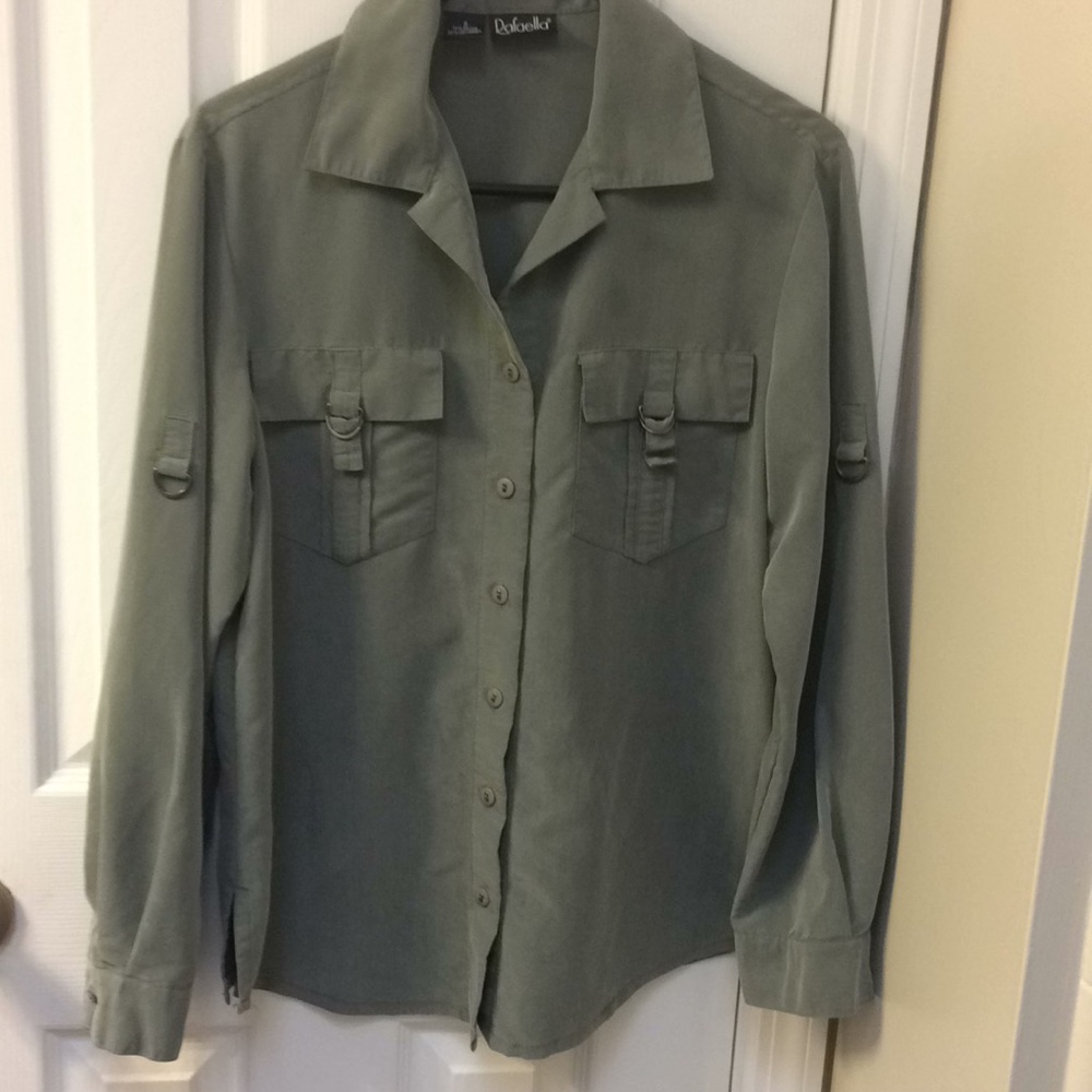 Military style light weight blouse/jacket